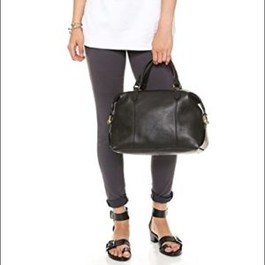 Madewell Black Leather Satchel